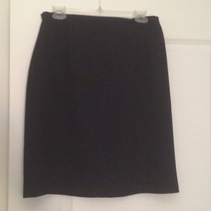 Navy pencil skirt